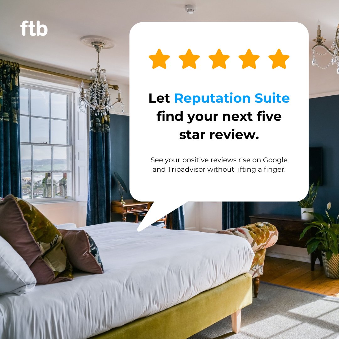 More reviews = more trust = more bookings! 👏

Our Reputation Suite feature automatically asks your guests to leave a review so you don't have to! Make it easy for every guest to review you in all the right places.

📸 Photo is one of the stunning rooms at @dorsethouselyme