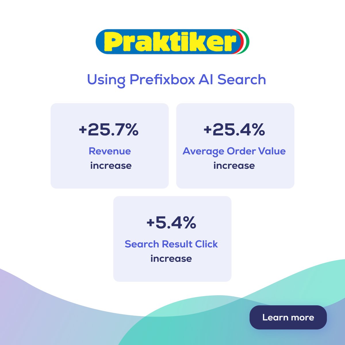 AI Search verified ✅ 

Prefixbox has delivered huge uplift in KPIs for our long-term partner, <a href="/Praktiker/">Praktiker</a> Hungary:

💰 +25.7% Revenue increase
🛒 +25.4% Average Order Value increase
🔎 +5.4% Search Result Click increase

prefixbox.com/en-us/case-stu…