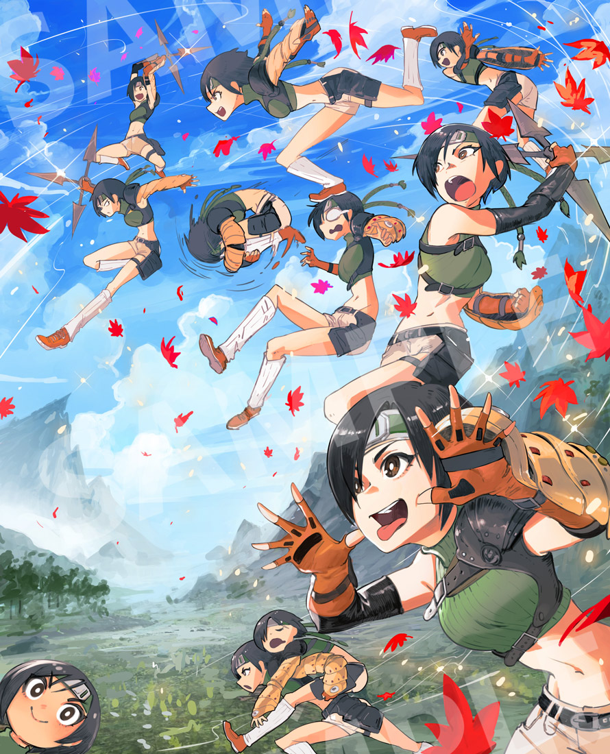 ユフィ・キサラギ(ff7) 「A new fun Yuffie Illustration for  !Grab」|NikuSenpaiのイラスト