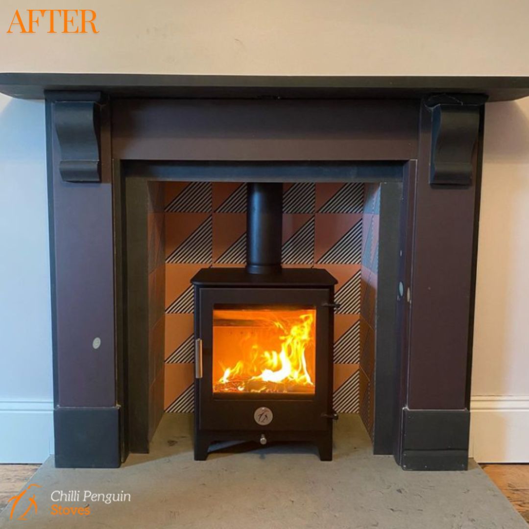 penguinstoves's tweet image. 🔥 What a transformation! 🔥

👉 Before: A traditional fireplace setup, charming but ready for a refresh
👉 After: A sleek and modern Chilli Penguin Stove takes centre stage, bringing warmth and contemporary style into the room.

#firestove #multifuel #design #Engineering #chili