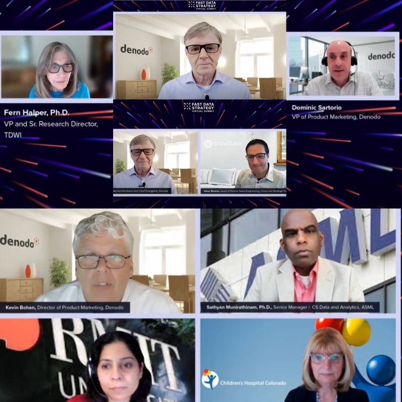 denodo's tweet image. What a success we had at the #FastDataStrategy Virtual Summit #APAC! Huge thanks to all the attendees, industry analysts, thought leaders, and peers who joined this event and made it a success! What was your favorite part of this year's event? @TDWI, @SnowflakeDB, @ChildrensColo,