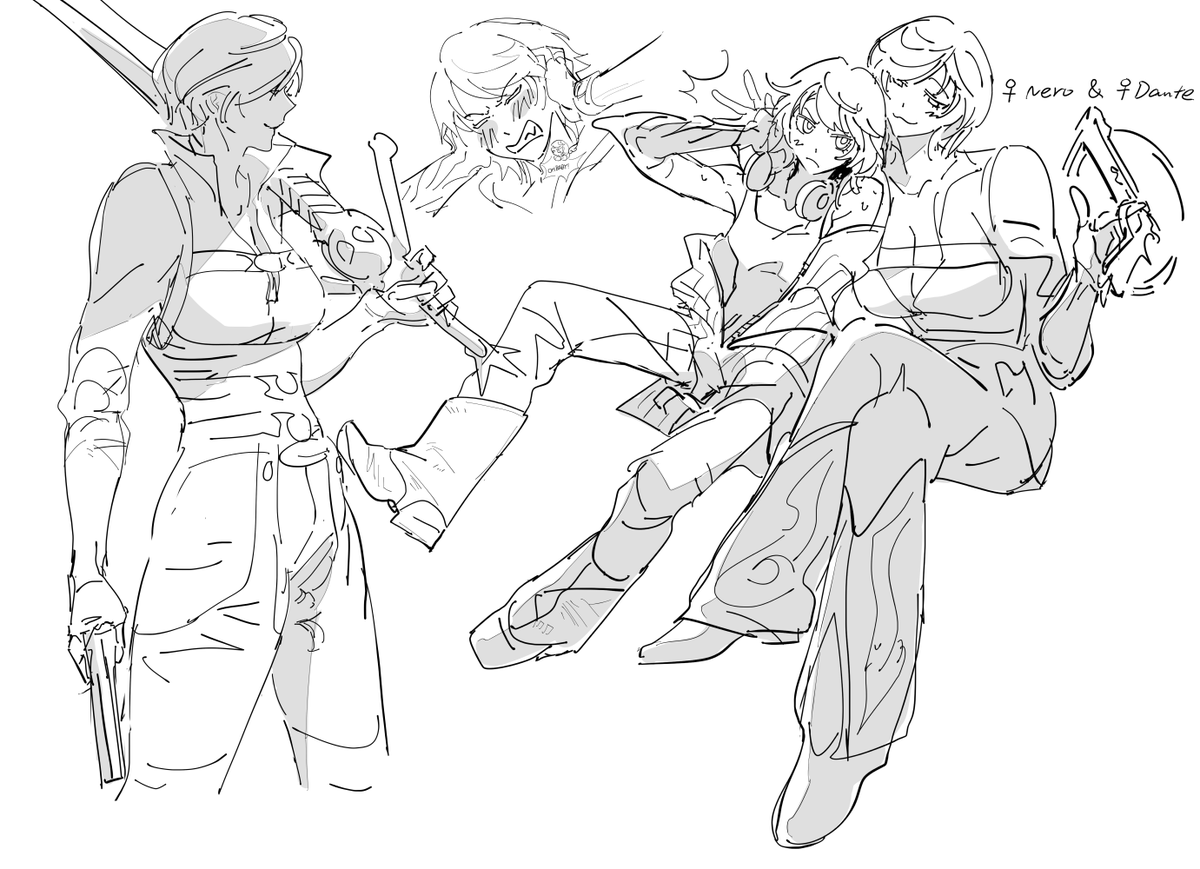 ⚠️♀️ 4n&4d #DevilMayCry #Dante #nero