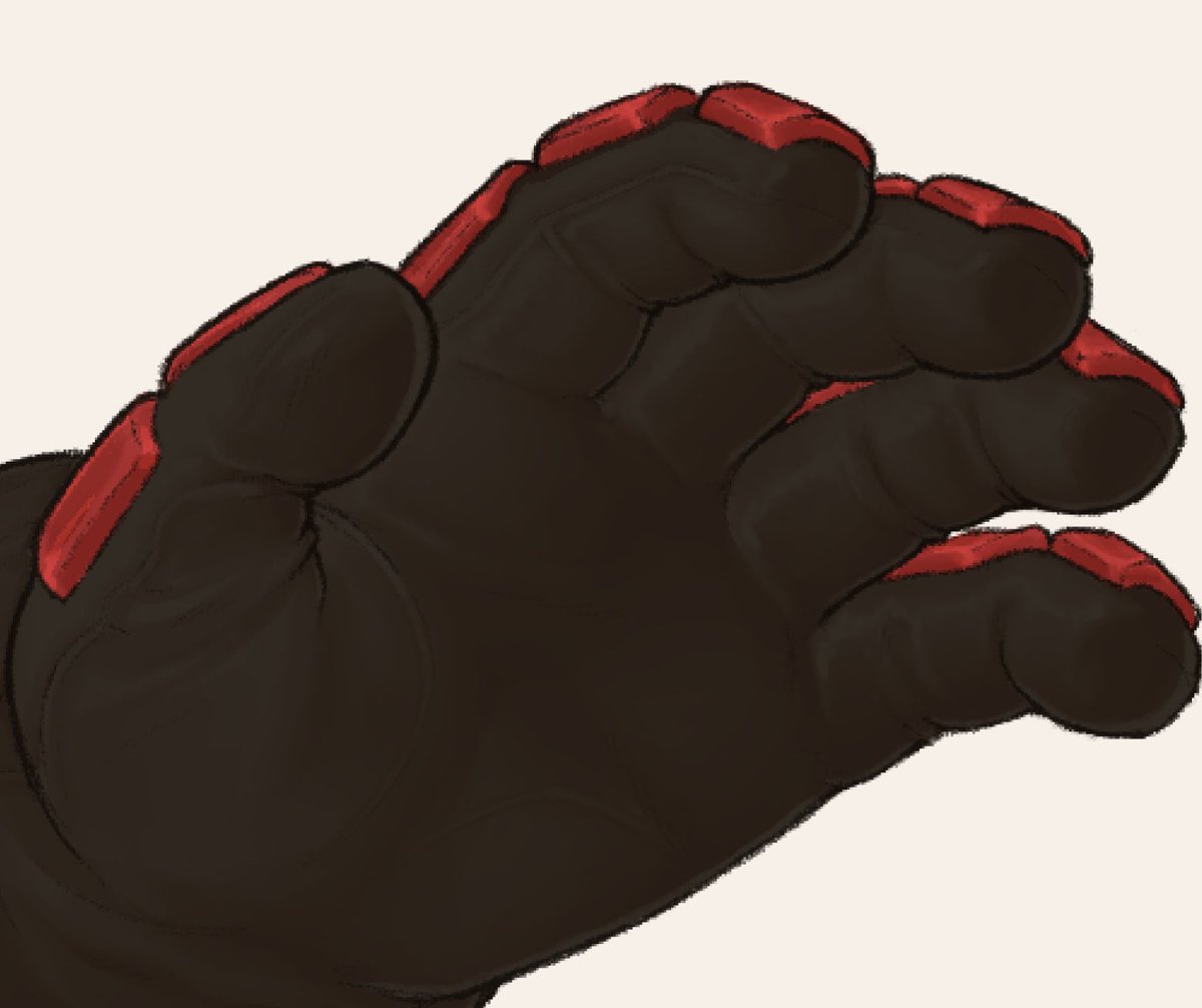 i was like “why am i spending so much time detailing a glove that won’t be zoomed in on” so hey check out this glove