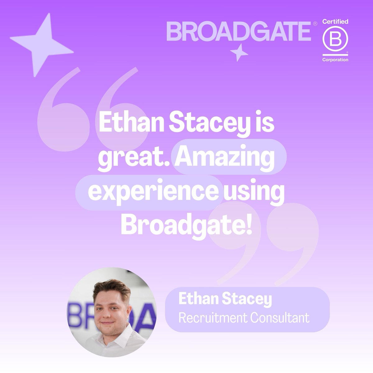We adore positive feedback! 🚀 Based on our customer reviews, our Net-Promoter-Score is world-class.

Looking for your next job? 👋 Visit our website and find out more about our current job openings: buff.ly/3ueAJKy

#BelieveinBroadgate