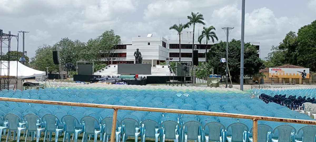 Lista Plaza de la Revolución espirituana para la celebración del Acto Nacional por la efeméride del Moncada.
#La HistoriaPorAsalto
#SanctiSpíritusEn 26
