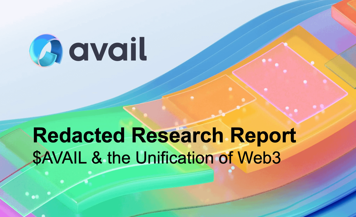 a1research__'s tweet photo. Avail DA mainnet is here.

With $75M in funding from backers like @foundersfund or @dragonfly_xyz, this is one of the biggest launches of the year.

However, few understand @AvailProject.

Another DA layer? Interoperability? Shared security?

Mega-🧵 by ██████ full of alpha https://t.co/EYelEbfXUu