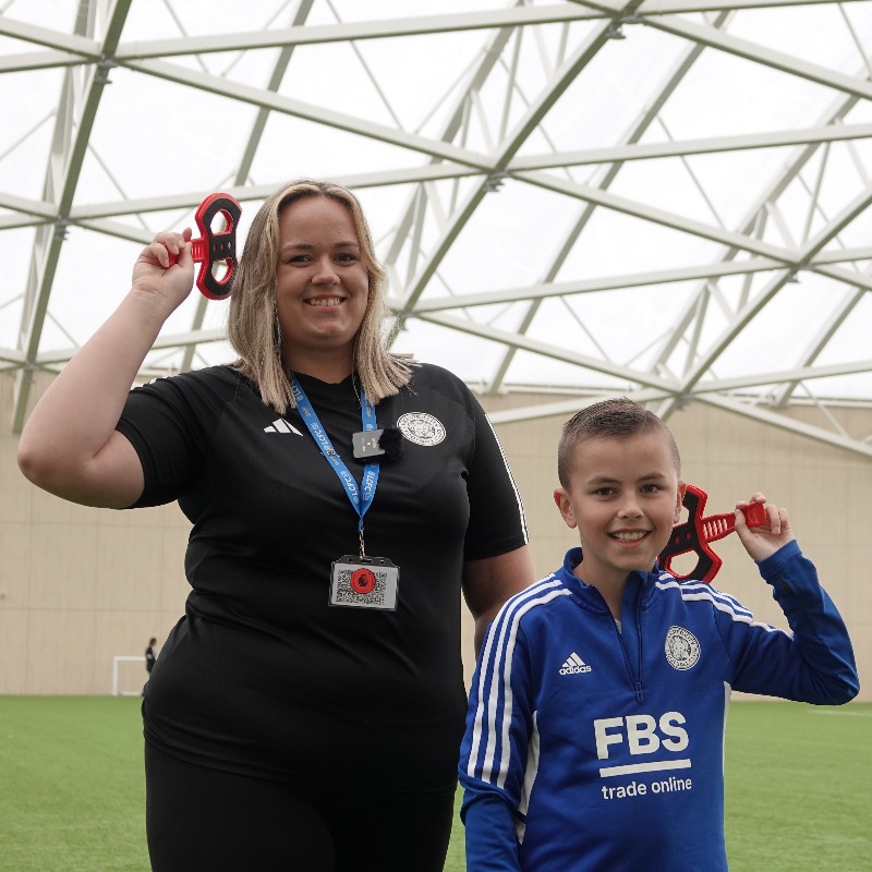 LCFC_Community's tweet photo. Weekly mentoring has been instrumental for Foster the Future participant Ralphy and his progression at home and school 📈