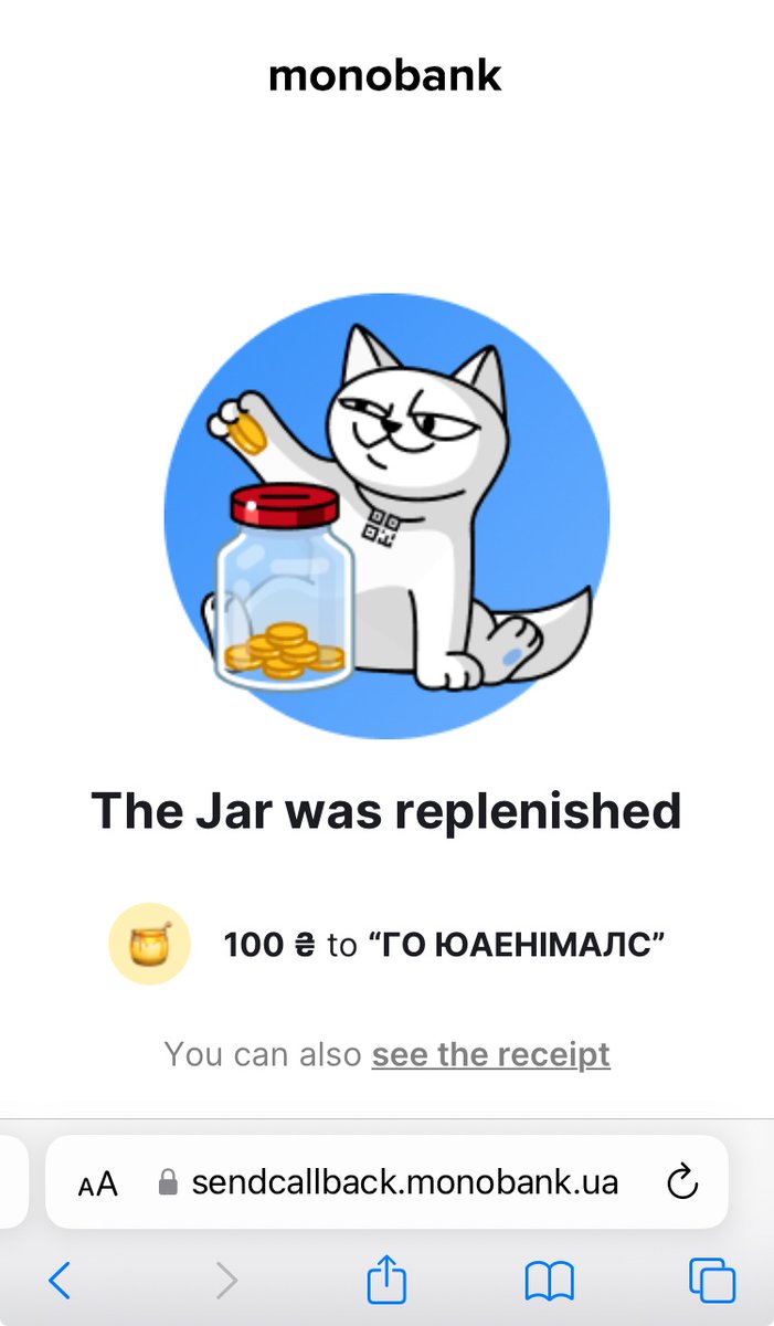 残金1,724円を下記3箇所へ寄付致しました。ありがとうございました。

1 UA Aminal 100UAH×2(800円)
2 Ohmatdytこども病院 100UAH
(400円)
ミサイル攻撃を受けた病院です
3 <a href="/CucumberJPUA/">Cucumber</a> 
デジタルカード　5USD (780円)
合計　1,980円　(不足分は自費)