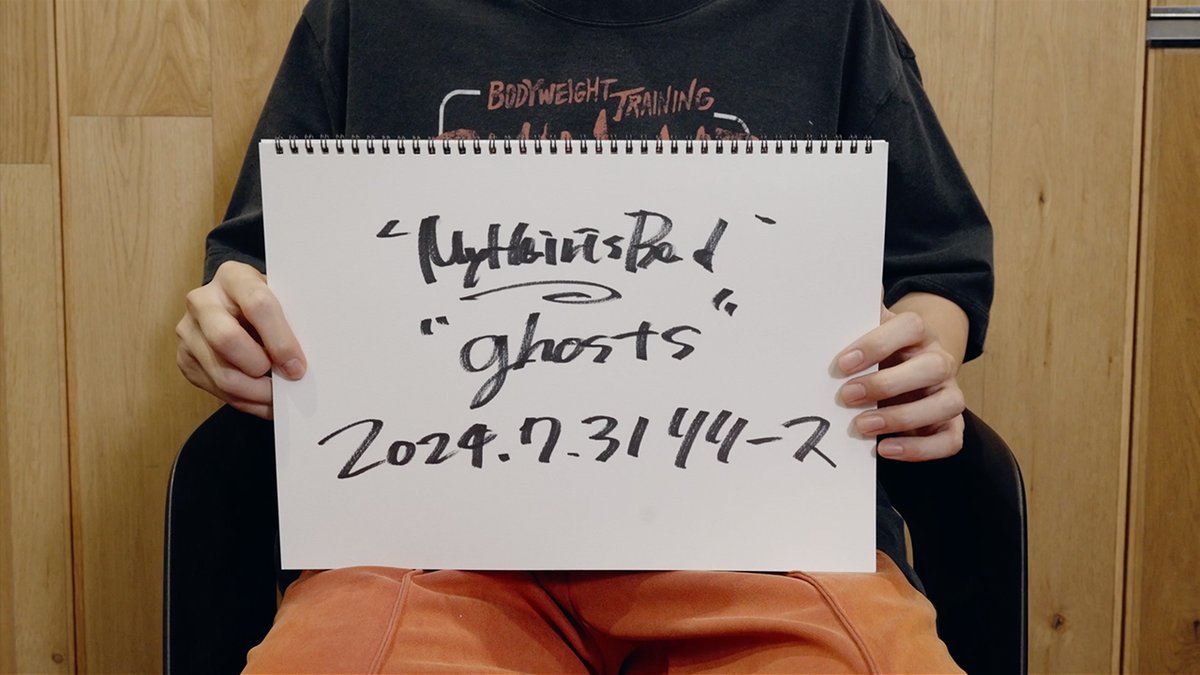 MyHairisBad's tweet photo. 【「ghosts」全曲トレーラー公開！】
7.31(水)発売 6th Full Album「ghosts」

全曲トレーラー公開！
https://t.co/tHSRWt4yoT

■アルバム予約リンク
https://t.co/rwFs239AI1

遂に来週発売です⚾️ https://t.co/t6ZNT8fXkJ