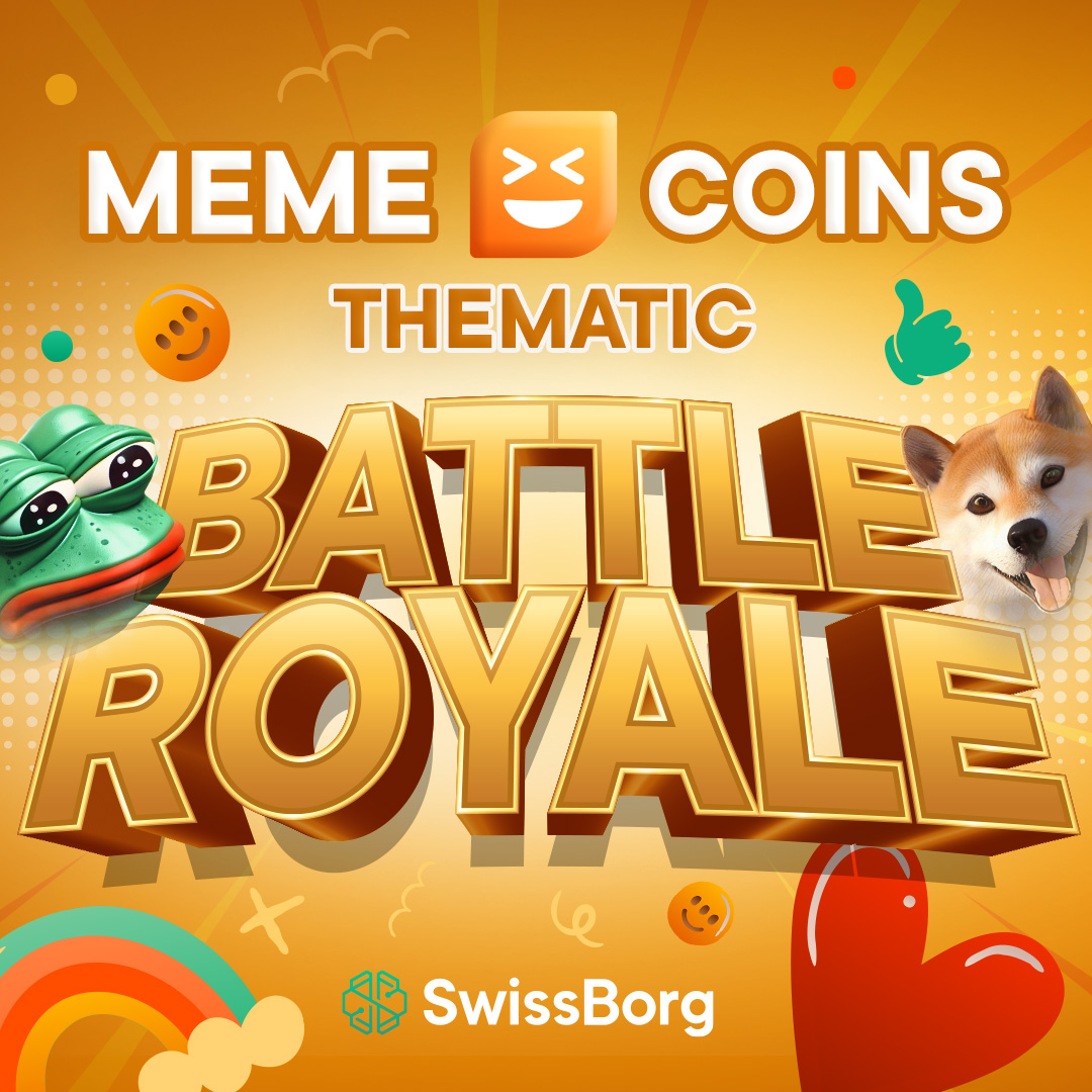 swissborg's tweet image. 🚀 Get ready for the ultimate meme coin showdown! 🐶🐸 It's $FLOKI vs. $PEPE in SwissBorg's Meme Coins Battle Royale 🎉

🏆 As a community member, you and your community will decide who will win and progress to the semi-finals! The winning coin gets an increased allocation in our…