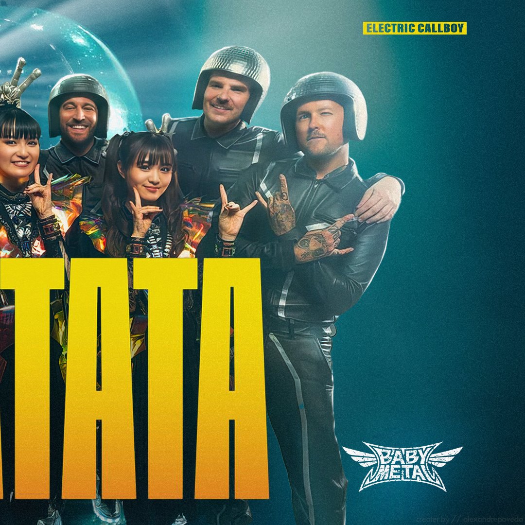 AlexandrePoved5's tweet photo. Editorial for @BABYMETAL_JAPAN x @ElectricCallboy - RATATATA - Single 

#BABYMETAL #RATATATA #musicposter #rock #SUMETAL #sumetaldeath #babymetaldeath #babymetaljapan #posterdesign #poster #artwork #jpop #design #graphicdesign #posterart #metal #photoshop #MOAMETAL #MOMOMETAL https://t.co/7BMfL3t5dc