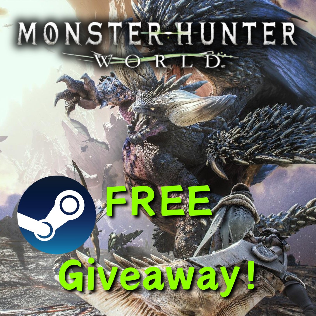 PandaGirl_GC's tweet photo. Hey there, You! We made it to 900 subscribers on YT! That means it's giveaway time again and this time it's a FREE STEAM KEY for Monster Hunter: World! (base game) Go to Gleam to enter: https://t.co/tg1izTkeiM
#Giveaway #MonsterHunterWorld https://t.co/z4JtMvSevi