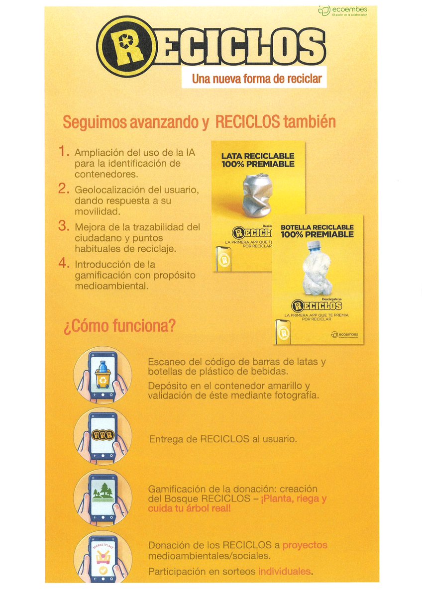 #Reciclos la iniciativa de <a href="/ecoembes/">Ecoembes</a> para fomentar el reciclaje ¿Sabes cómo funciona? 👇