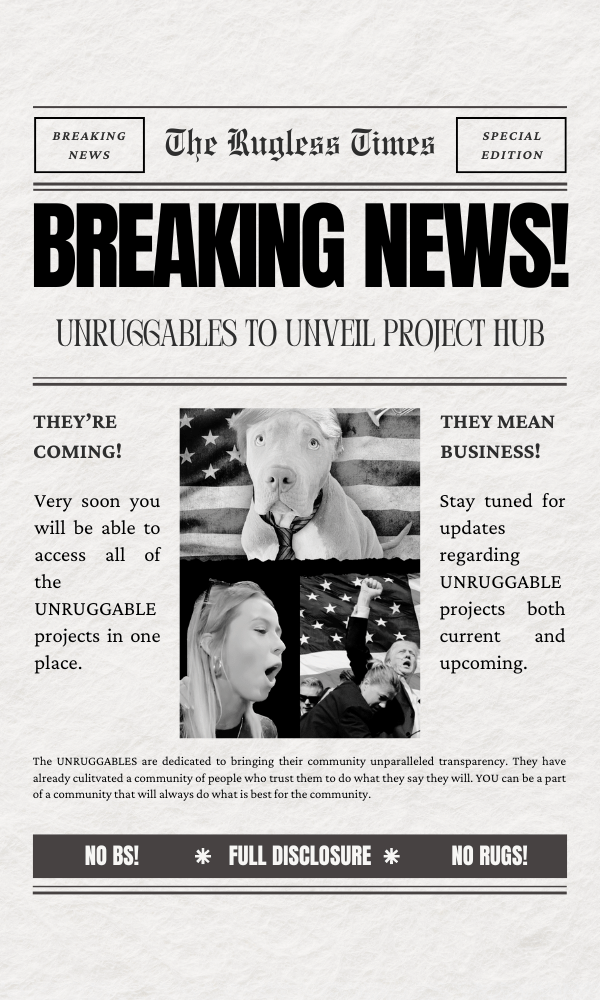 TRUMPIT24's tweet photo. COMMUNITY YOU CAN STAND BEHIND ✅

CLEAR MESSAGE OF SAFETY IN TRADING ✅

#UNRUGGABLES https://t.co/5LDObVJUhM