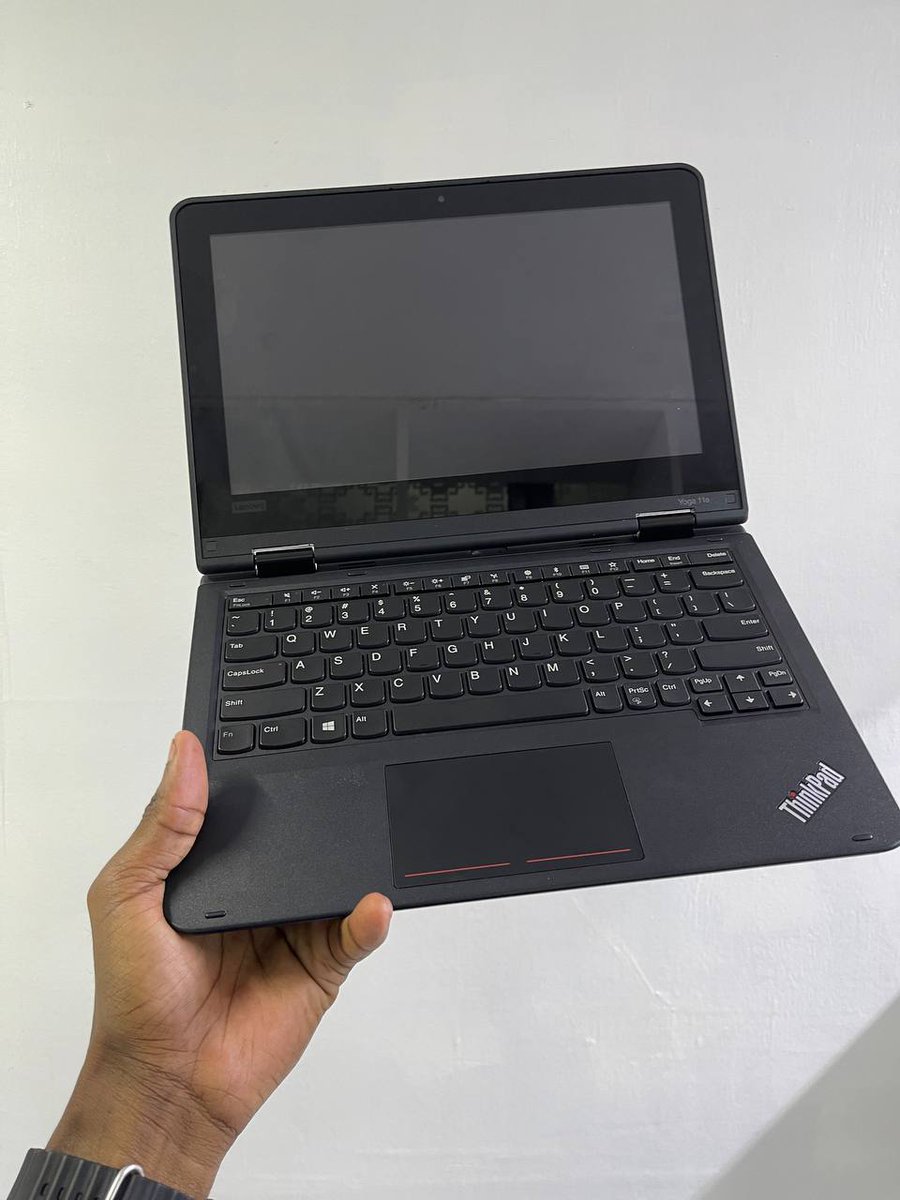 Flamotechcomps's tweet image. LENOVO THINKPAD YOGA 11E
Intel Core M3
7th gen
8gb ram
128gb ssd
Touchscreen
11.6inch display
X360
windows 10 pro
Ms office 2021
available now at kes 18,000
📍Free backpack & Wireless mouse
Embakasi #March2Parliament Nairobi CBD Eric Omondi