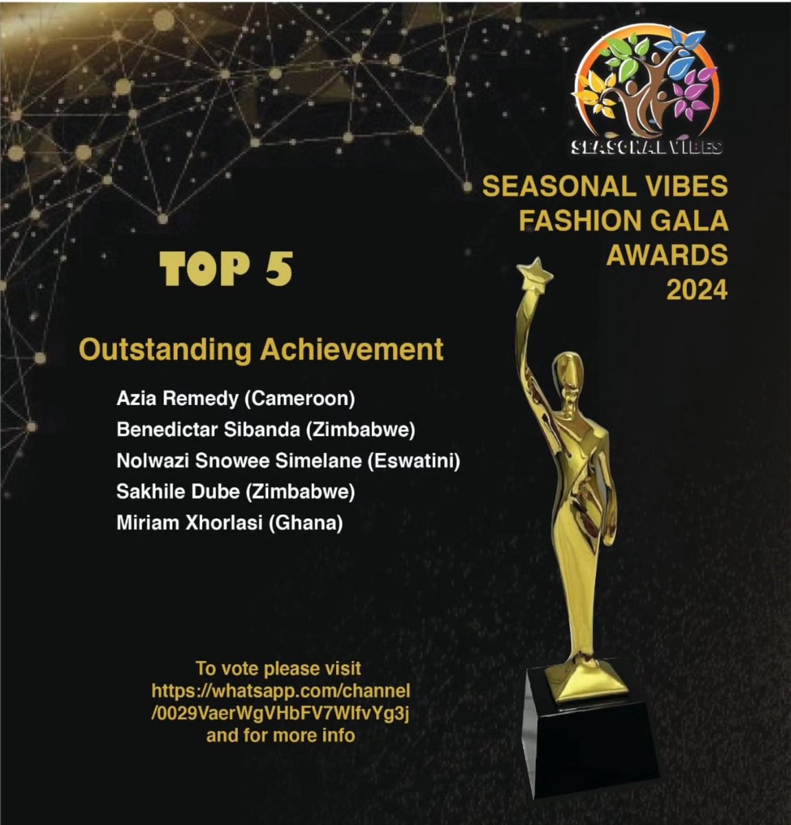 benedictar_s's tweet photo. Hey All ❤️❤️❤️ I have been nominated for the Outstanding Achievement Award at the Seasonal Vibes Fashion Gala Awards 2024. Please vote for me. Voting is free and it is via the WhatsApp channel. Thank you in Advance😁🙏 Voting closes on the 30/10/ 2024.
https://t.co/tVF7Wfw3fN https://t.co/cGnWt5GKHn