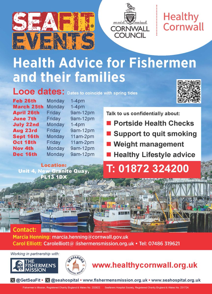 SeaFit® (@fishmishseafit) on Twitter photo Prioritising fishermen's health through regular checks is key to supporting their resilience in their demanding profession. Looe 16th Sept. <a href="/HealthCornwall/">Healthy Cornwall</a> <a href="/thefishmish/">Fishermen's Mission</a> <a href="/seahospital/">Seafarers Hospital Society</a> Prioritising fishermen's health through regular checks is key to supporting their resilience in their demanding profession. Looe 16th Sept. <a href="/HealthCornwall/">Healthy Cornwall</a> <a href="/thefishmish/">Fishermen's Mission</a> <a href="/seahospital/">Seafarers Hospital Society</a>