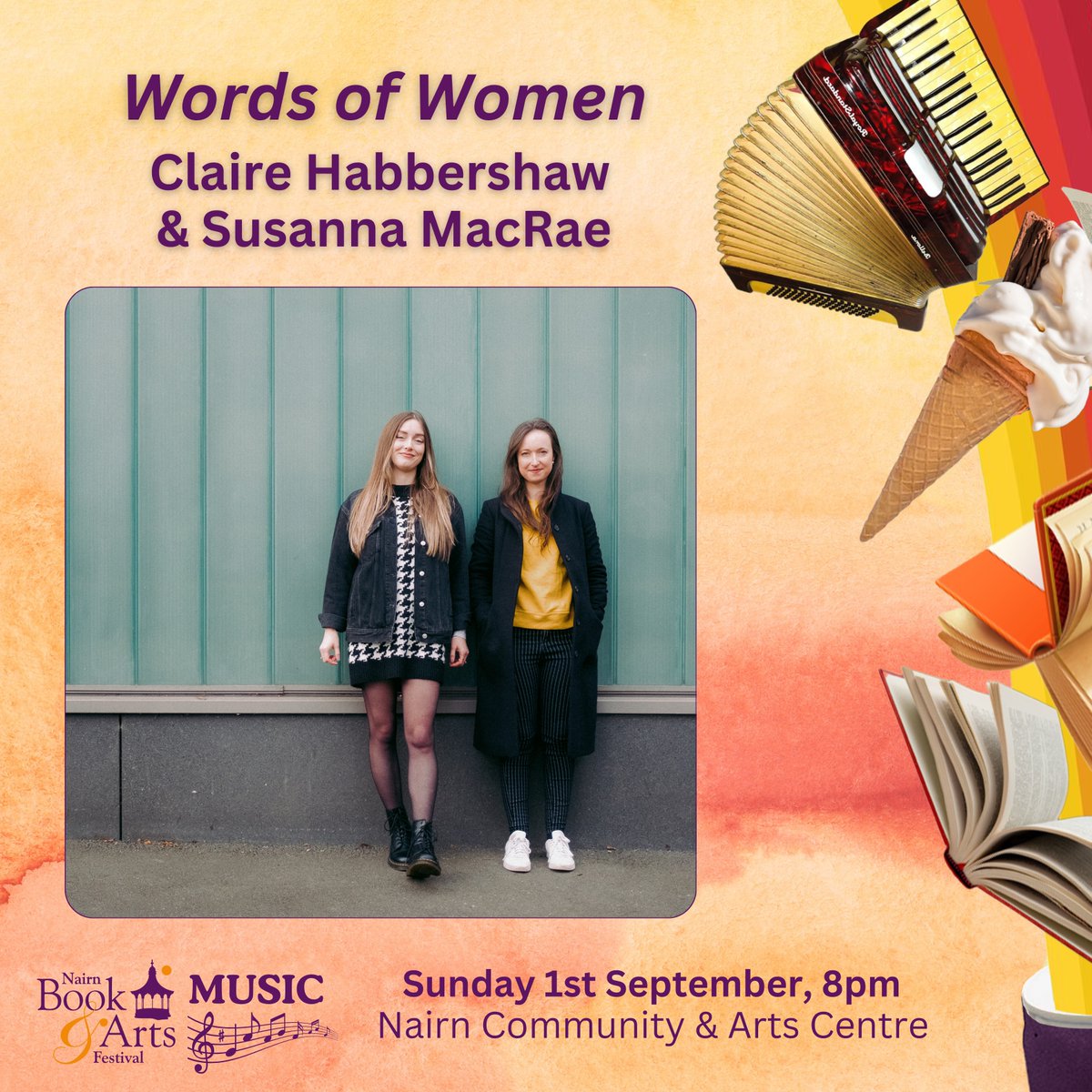 🎶This week we're highlighting all the fantastic music events that we have coming up at <a href="/NairnFest/">Nairn Festival</a> in Sep! 

First up are prize-winning pianist <a href="/ClaireHabbersh2/">Claire Habbershaw</a> &amp; critically-acclaimed soprano Susanna MacRae on 1st Sep at <a href="/NairnCC/">NairnCommArtsCentre</a> with their brilliant performance 'Words of Women'.