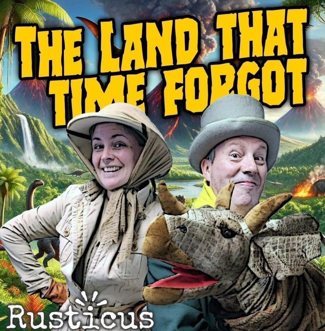 Our MARK WADSWORTH is having a T-rex-iffic time with <a href="/RusticusTheatre/">RusticusArts</a> this summer 🦖