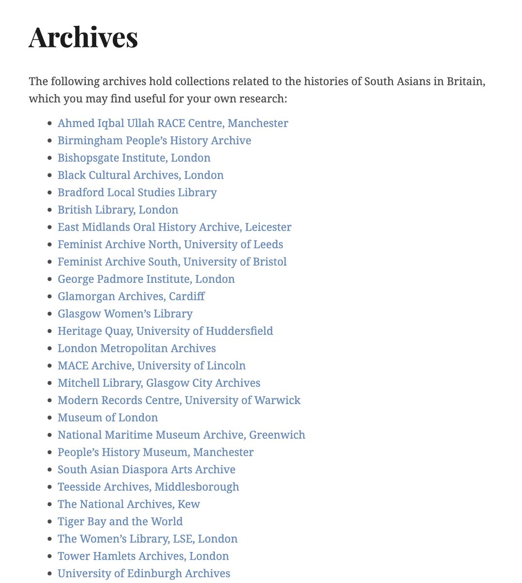 A key part of ‘Remaking Britain’ is archival research, which involves locating materials on British South Asian histories across the UK. Our website has a list of archives that you can visit to learn more about your local South Asian histories: project.southasianbritain.org/archives/