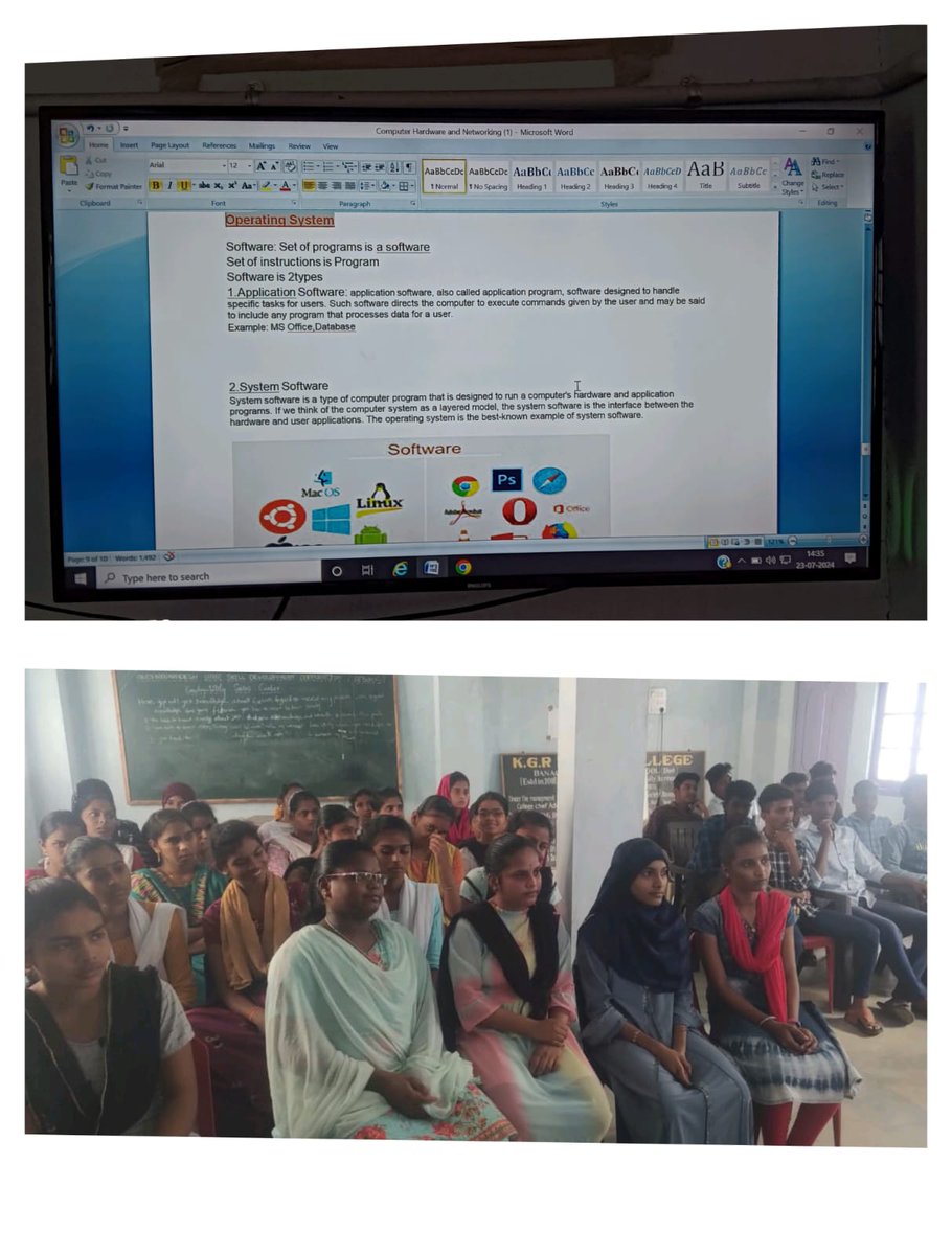 AP_Skill's tweet photo. Employability Skill Centre (ESC) Programs
College Name: KGR Degree College , #banaganapalli
Topic Name: Hardware and Networking (Operating System)
#AndhraPradesh #APSSDC #apstateskilldevelopmentcorporation #skilldevelopmentminister #NaraLokesh #mangalagiri https://t.co/M3K0WRUYca