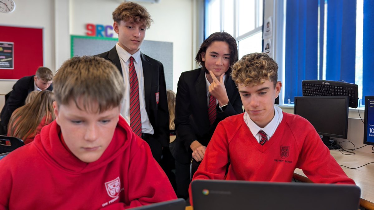 TPS_Computing's tweet image. For the final Computing lesson of the school year, 8HH joined forces with Year 10 GCSE Comp Sci to complete a mini game-maker-athon! Well done to all the students who took part #PrioryProud
Have a great summer, see you all in September! #YourPrioryJourney
