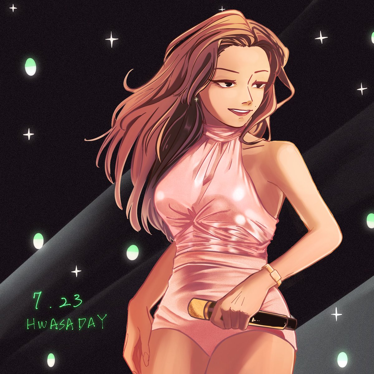 uu0610's tweet photo. #FlawlessHwasaDay #hwasa #화사 
#대서특필안혜진생일 https://t.co/ak4OTgXATY