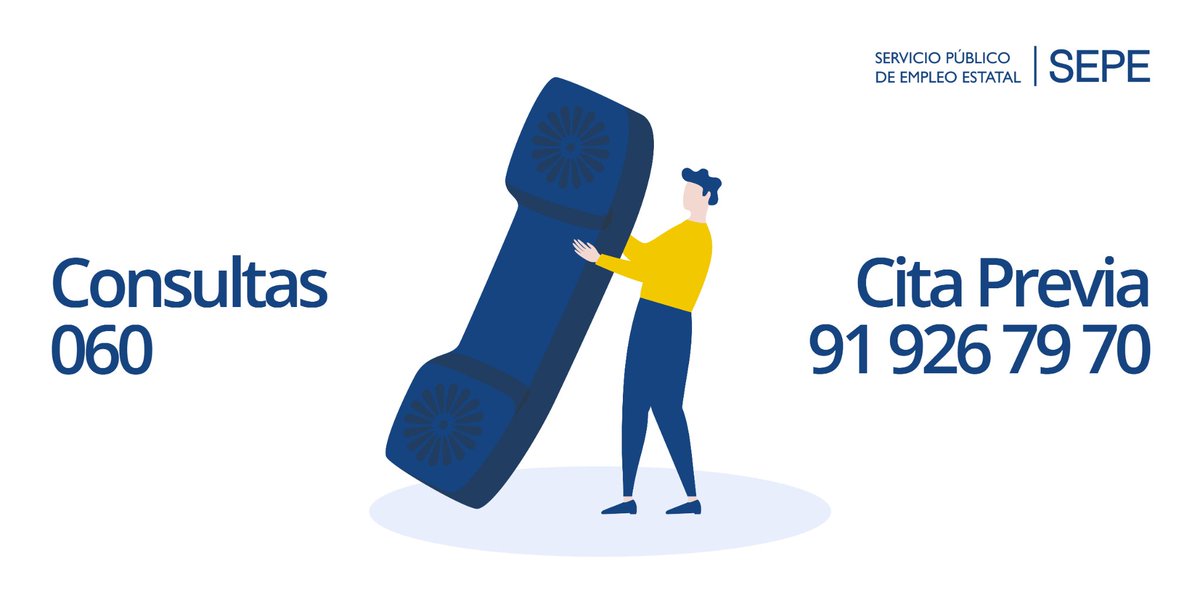 empleo_SEPE's tweet image. ⚠️#AlertaFraude ➡️Detectados servicios fraudulentos telefónicos con numeraciones 800, 807 y similares que te facturan y solicitan datos bancarios con fines ilícitos.

🔴Te recordamos ⤵️

☎ 060 ➡️ teléfono oficial de atención del SEPE

☎️Cita previa ➡️91 926 79 70