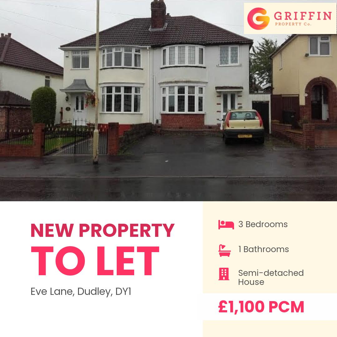 TO LET - Eve Lane, Dudley, DY1

For just £1,100 pcm

Arrange your viewing today! 
griffinproperty.co/find-a-letting

#lettings #lettingsuk #new #let #newhome #renting #rentinghomes #property #propertyuk #lettingagentsuk #lettingagent...