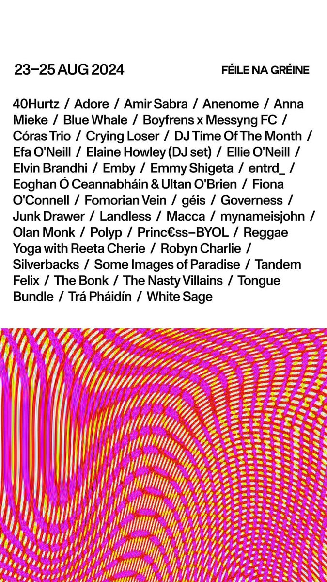 Middle Aisle Agency (@mid_aisle) on Twitter photo We're chuffed to be part of <a href="/FeileNaGreineLK/">FĆ©ile Na GrĆ©ine</a> which will showcase <a href="/junkdrawerband/">Junk Drawer</a>, <a href="/BlueWhaleBand_/">Blue Whale</a> and Córas Trio! If you happen to be down in beautiful Limerick city during 23rd-25th August, be sure to join us for a great weekend of emerging and experimental music š¶ We're chuffed to be part of <a href="/FeileNaGreineLK/">FĆ©ile Na GrĆ©ine</a> which will showcase <a href="/junkdrawerband/">Junk Drawer</a>, <a href="/BlueWhaleBand_/">Blue Whale</a> and Córas Trio! If you happen to be down in beautiful Limerick city during 23rd-25th August, be sure to join us for a great weekend of emerging and experimental music š¶
