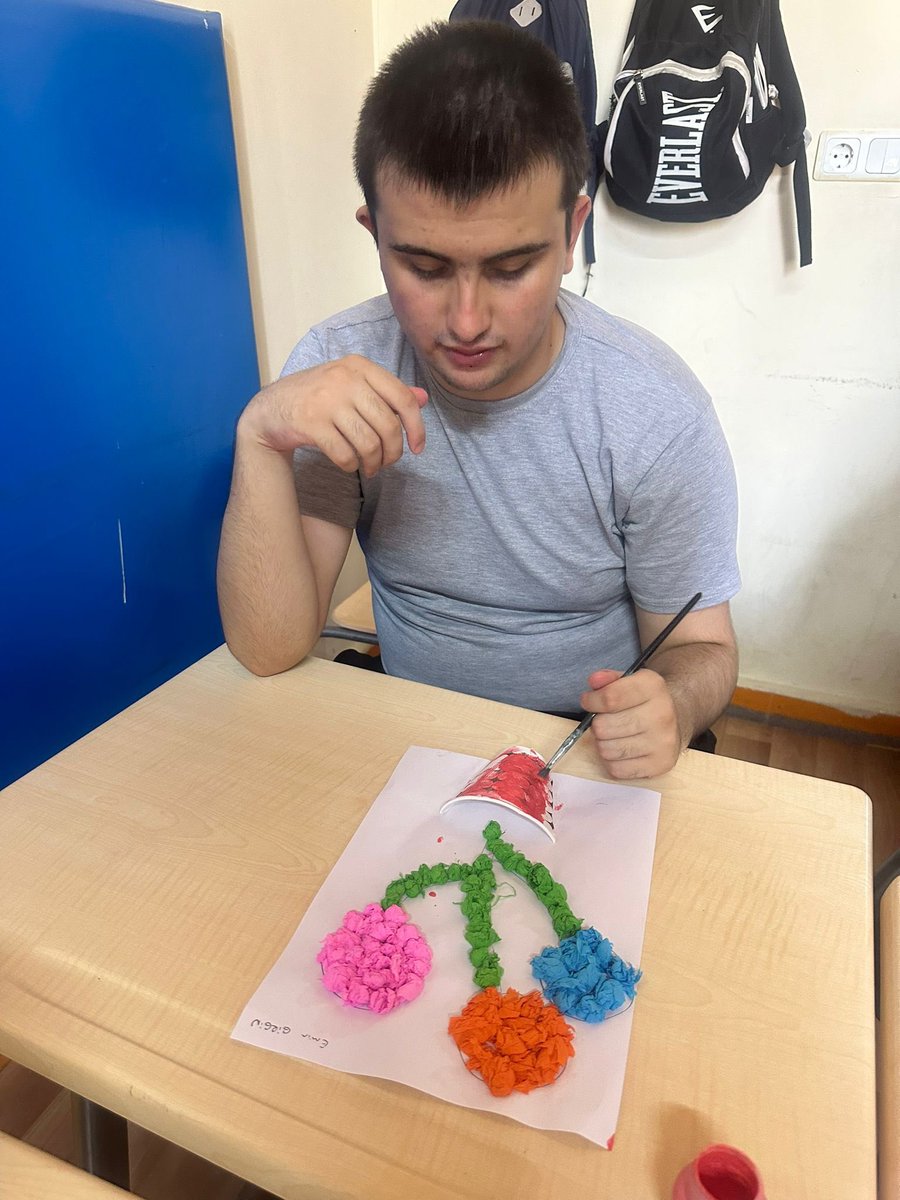 Yaz okulu yıldızlar sınıfı sanat etkinliği 🎨🖼️