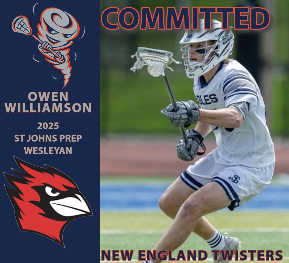 New England Twisters (@netwisters) on Twitter photo Congratulations to 2025 Owen Williamson (St John’s Prep) on his commitment to Wesleyan!
<a href="/SJP_Lacrosse/">St. Johns Prep Lacrosse</a> <a href="/wes_mlax/">WESLEYAN LACROSSE</a> <a href="/bostonlaxnet/">BostonLax</a> <a href="/NELaxJournal/">New England Lacrosse Journal</a> <a href="/ILPreps/">ILPreps</a> Congratulations to 2025 Owen Williamson (St John’s Prep) on his commitment to Wesleyan!
<a href="/SJP_Lacrosse/">St. Johns Prep Lacrosse</a> <a href="/wes_mlax/">WESLEYAN LACROSSE</a> <a href="/bostonlaxnet/">BostonLax</a> <a href="/NELaxJournal/">New England Lacrosse Journal</a> <a href="/ILPreps/">ILPreps</a>