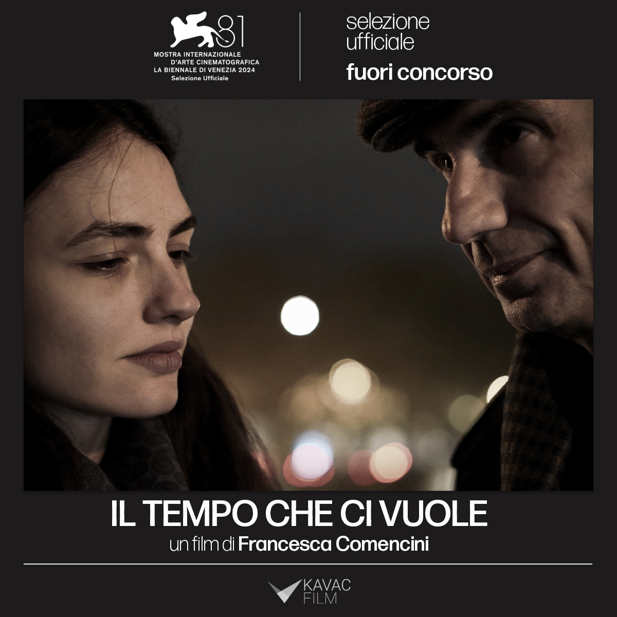 Kavac Film (@kavacfilm) on Twitter photo Il tempo che ci vuole di Francesca Comencini, interpretato da Fabrizio Gifuni e Romana Maggiora Vergano, sarà presentato <a href="/la_Biennale/">La Biennale di Venezia</a> #Venezia81 #FuoriConcorso.
Una produzione Kavac Film con <a href="/RaiCinema/">Rai Cinema</a>, Les Films du Worso, IBC Movie e One Art, distribuito da <a href="/01Distribution/">01Distribution</a> Il tempo che ci vuole di Francesca Comencini, interpretato da Fabrizio Gifuni e Romana Maggiora Vergano, sarà presentato <a href="/la_Biennale/">La Biennale di Venezia</a> #Venezia81 #FuoriConcorso.
Una produzione Kavac Film con <a href="/RaiCinema/">Rai Cinema</a>, Les Films du Worso, IBC Movie e One Art, distribuito da <a href="/01Distribution/">01Distribution</a>