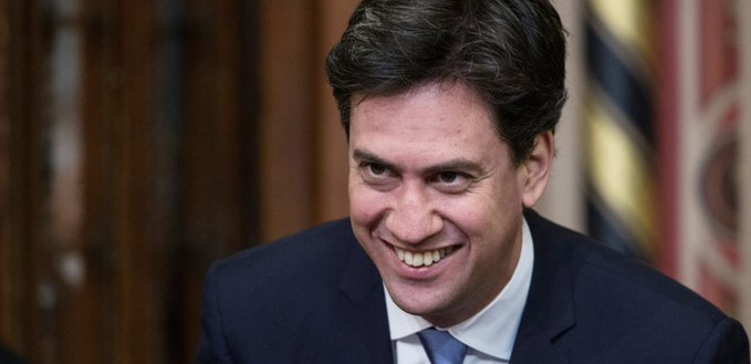 LeeHarris's tweet photo. Ed Miliband is the most dangerous man in British politics. Who agrees? https://t.co/yErxubUrxX