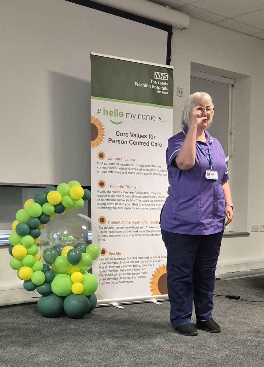 getmebetter's tweet image. Delighted to be at the #HelloMyNameIs event today, with  Cherie introducing #Makaton to the audience 🌟
Incredible morning with such a moving presentation from Chris, about the amazing Kate Granger. 
More information here: 
hellomynameis.org.uk
