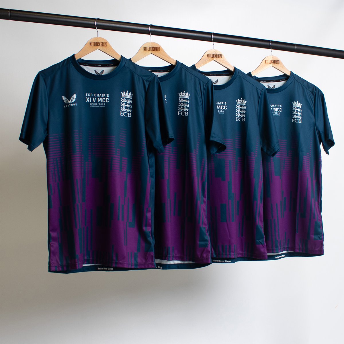 KitlockerCrick's tweet image. A playing kit fit for the @HomeOfCricket 🏏 Yesterday was a historic day at Lord's as disability cricket took place on the main ground for the first time. Was a pleasure to produce these Castore kits for ECB Chair's Disability XI as they took on the MCC 🤝