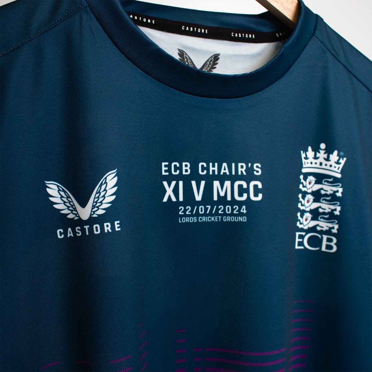 KitlockerCrick's tweet image. A playing kit fit for the @HomeOfCricket 🏏 Yesterday was a historic day at Lord's as disability cricket took place on the main ground for the first time. Was a pleasure to produce these Castore kits for ECB Chair's Disability XI as they took on the MCC 🤝
