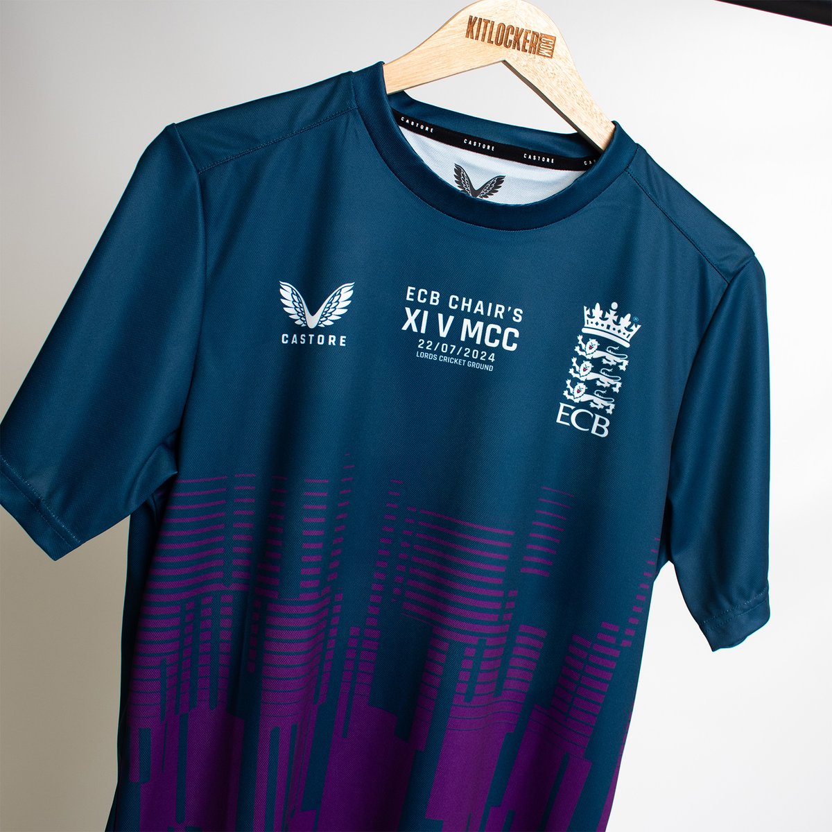 KitlockerCrick's tweet image. A playing kit fit for the @HomeOfCricket 🏏 Yesterday was a historic day at Lord's as disability cricket took place on the main ground for the first time. Was a pleasure to produce these Castore kits for ECB Chair's Disability XI as they took on the MCC 🤝