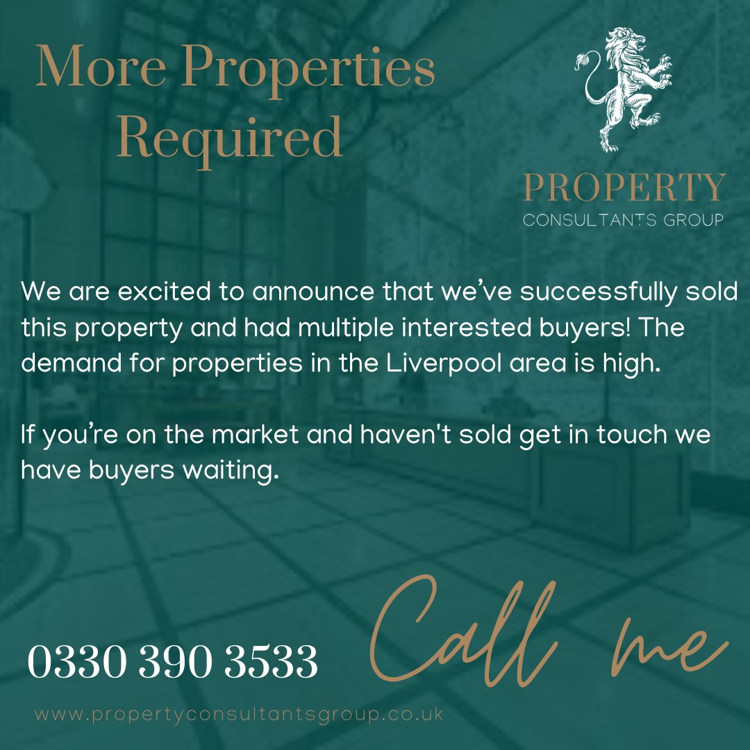 LondonPropert20's tweet photo. 🚨 Just Sold a Property in Liverpool! Multiple offers, many buyers still looking. If you’re selling and haven’t found a buyer yet, contact us today! #LiverpoolRealEstate #PropertySold #MoreHomesNeeded #SellYourHome https://t.co/oP2H2yuIGh