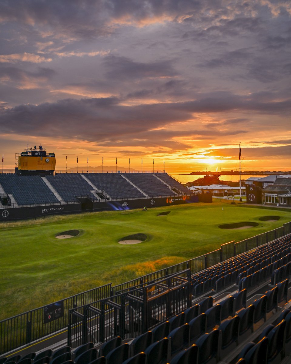 Thankful as I wrap up another visit to the home of golf 🏴󠁧󠁢󠁳󠁣󠁴󠁿🌅⛳️🥹✌️