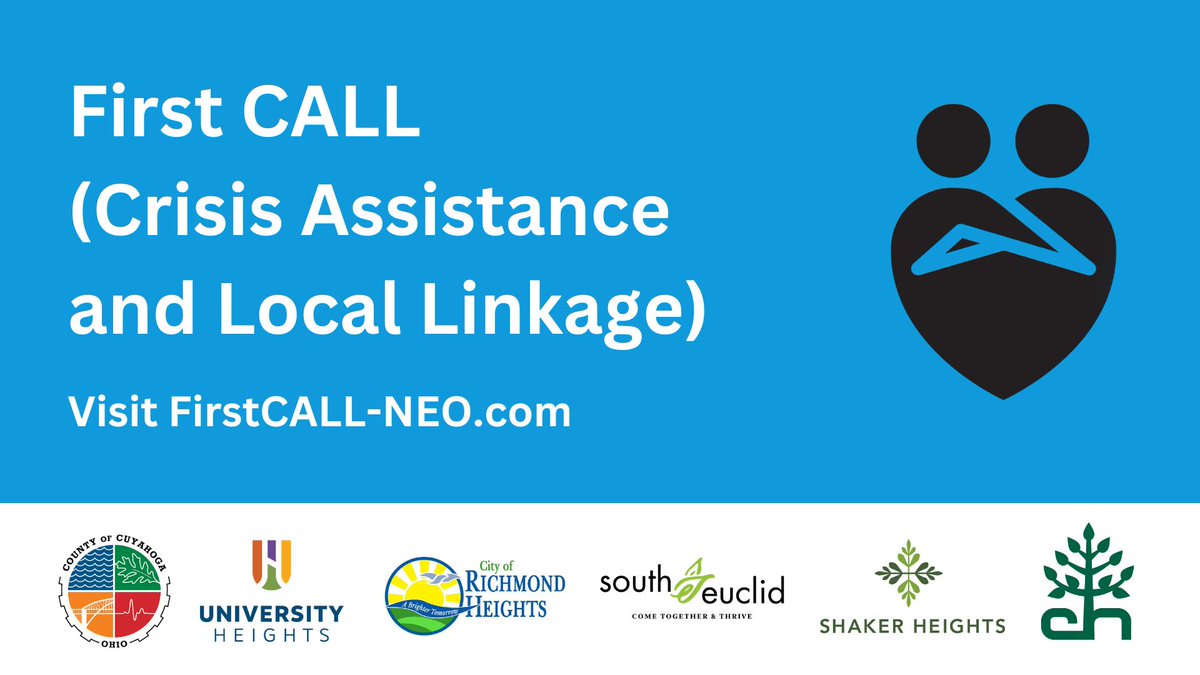 Our new crisis response program, First CALL, is underway. ICYMI: we teamed up with five suburbs and partners to provide police and fire help from licensed social worker to better serve people with mental health needs. For updates and to learn more, visit FirstCALL-NEO.com.