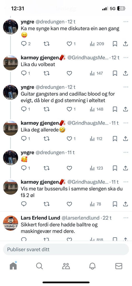 Når ett øltelt, Volbeat og Busserulls kan bidra te å holde gatene trygge💕 #Ultras #Gangsters #Maskebanden