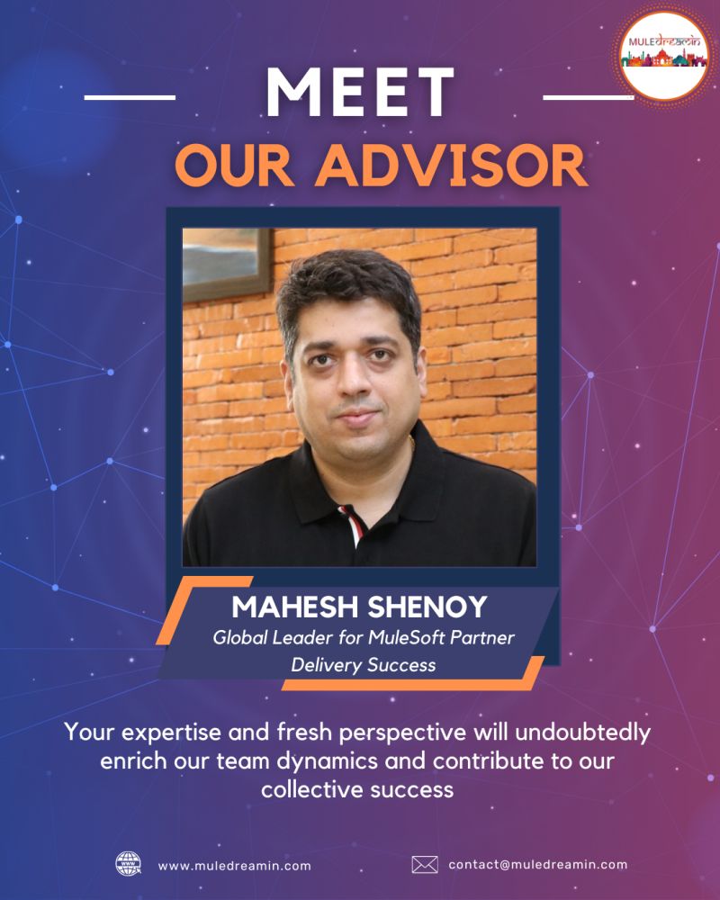 Mule Dreamin (@muledreamin) on Twitter photo **Exciting News! **
We are thrilled to welcome <a href="/shenoydigital/">Mahesh Shenoy</a> , a Visionary Leader in Product Development and Digital Transformation**, currently holding the position of Global Leader for <a href="/MuleSoft/">MuleSoft</a> Partner Delivery Success <a href="/salesforce/">Salesforce</a> , to the advisory board of #muledreamin **Exciting News! **
We are thrilled to welcome <a href="/shenoydigital/">Mahesh Shenoy</a> , a Visionary Leader in Product Development and Digital Transformation**, currently holding the position of Global Leader for <a href="/MuleSoft/">MuleSoft</a> Partner Delivery Success <a href="/salesforce/">Salesforce</a> , to the advisory board of #muledreamin