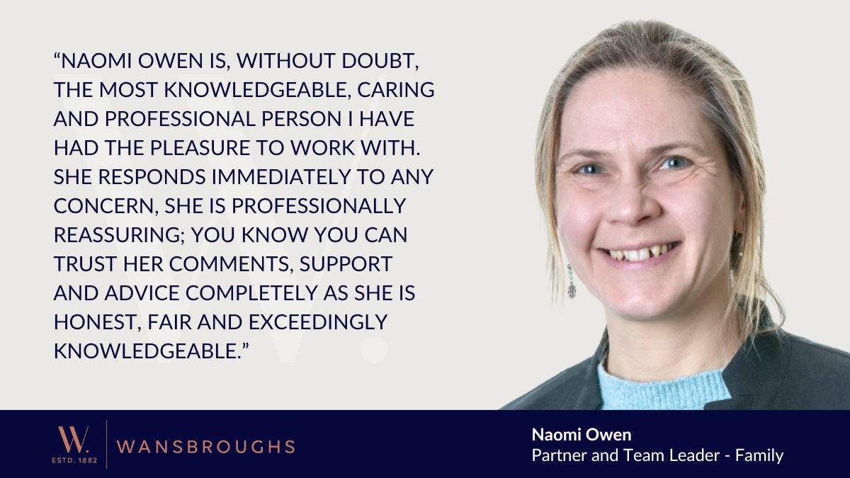 Join Naomi and the Family team! 

If you’re a Family lawyer looking for the next step in your legal career we would love to hear from you!

bit.ly/career-opportu…

#newrole #familysolicitor