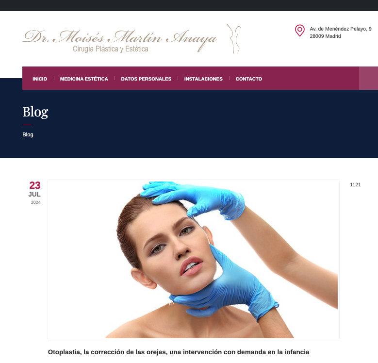 En nuestro blog, la #otoplastia, una #cirugíasestética  que, en casos recomendados, sirve de gran ayuda mejorar la autoestima de los niños con orejas grandes y/o despegadas. 
#otoplastianiñosmadrid #otoplastiamadrid #otoplastiasalamanca.

moisesmartinanaya.com/blog/general/o…