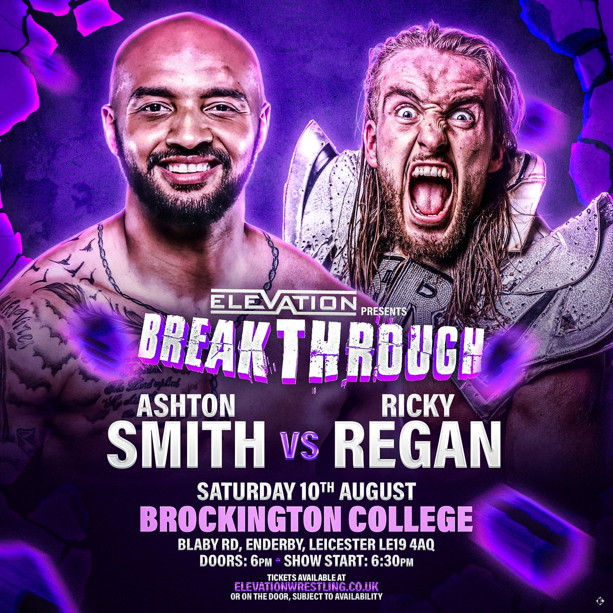 Joseph Conners (@josephconners) on Twitter photo SAT AUGUST 10TH, 
Brockington College
πͺ 6pm π 6.30pm
Momentum is building
Worth your time & your hard earned Β£
π elevationwrestling.co.uk/store π 
π Sam Gradwell
π Kanji
π Ashton Smith
π Lee Hunter
π Rory Davis
π Riley Nova
π Ashley Vega SAT AUGUST 10TH, 
Brockington College
πͺ 6pm π 6.30pm
Momentum is building
Worth your time & your hard earned Β£
π elevationwrestling.co.uk/store π 
π Sam Gradwell
π Kanji
π Ashton Smith
π Lee Hunter
π Rory Davis
π Riley Nova
π Ashley Vega