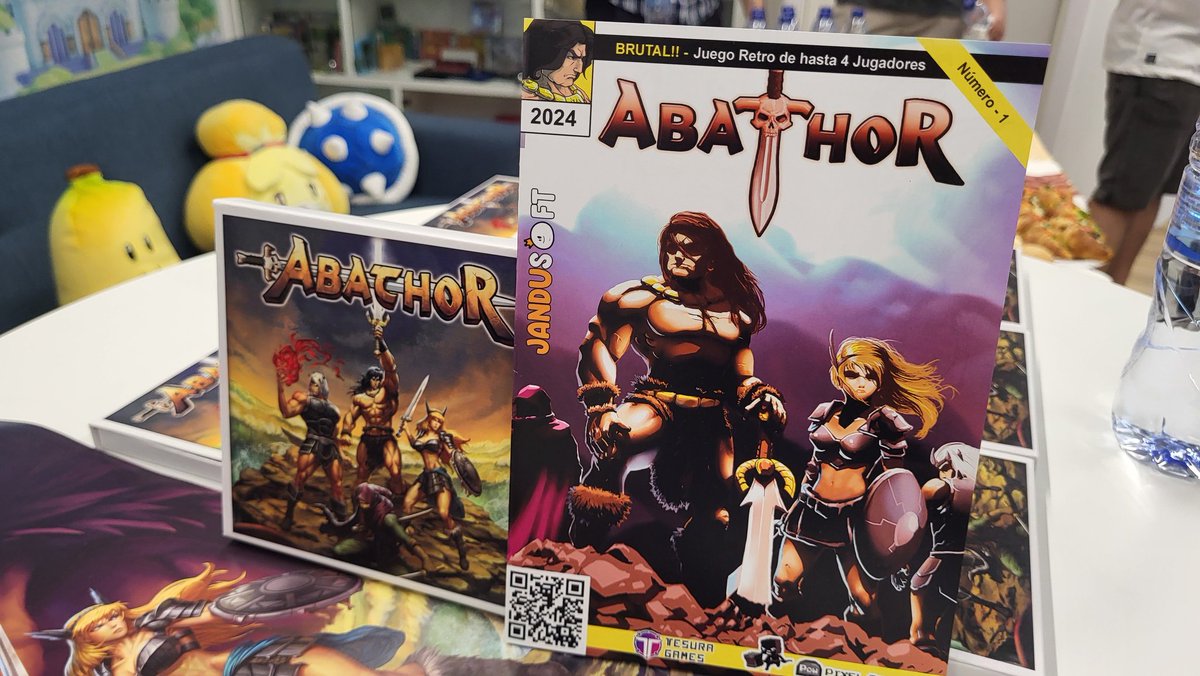 16BitsEra's tweet photo. Muchas ganas del lanzamiento de Abathor tras seguir su evolucion estos años!! Hemos jugado hoy a la versión final gracias a @JanduSoft @Abathor_Game y deseando esa edición física de @TesuraGames, que saldrá para finales de Septiembre!!!
#Abathor #Indie #LuisIndies https://t.co/nPwqZVyxrt