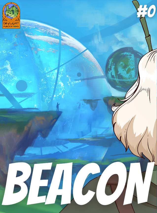 We got comics today! 

First up, Beacon 0: Life in the Big City! This wonderful comic was paneled by <a href="/ladyofgollerus/">Bee/Bella! | TLoG Webcomic 🏴‍☠️</a>, with cover landscape from <a href="/RyanRodero/">Ryan Christian</a> and map from <a href="/ErintheZ/">Erin Z. Anderson</a>! 

Meet the young drogofyle Zeeva and her cat Morlon in Beacon! 

1/2

shorturl.at/uPJ3w