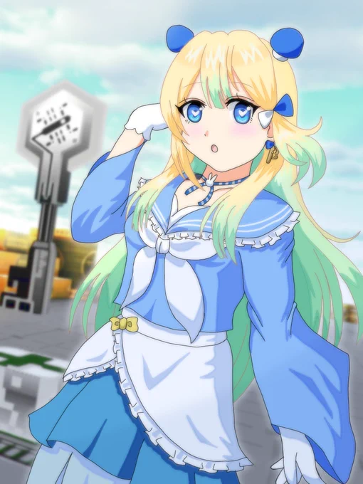 #これ本当に同一人物かよって絵を投げる見た人もやってほしいなチラチラチラチラチラチラ 元は普通にコイバナ好きのかわいい女の子のはずなのに、パロディによる顔芸の頻度が高めなアリスちゃん!