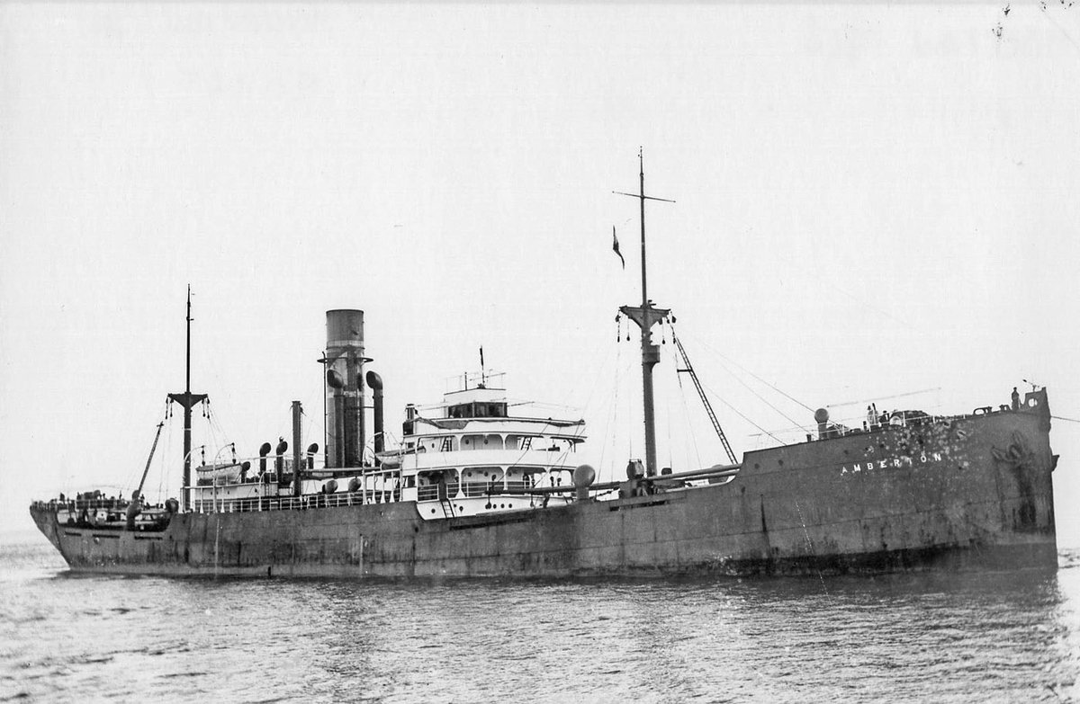 #OTD, 23 July 1947, 4 days after SS Meigle, the 125m British cargo steamship Amberton wrecked at Western Head near St. Shott’s while en route to Liverpool from Quebec with a load of Lumber.  The crew of 29 were removed on July 26 after salvage attempts.